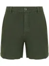 Osklen Linen Shorts In Green