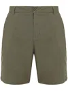 Osklen Linen Shorts In Green