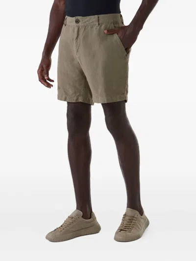 Osklen Linen Shorts In Gray