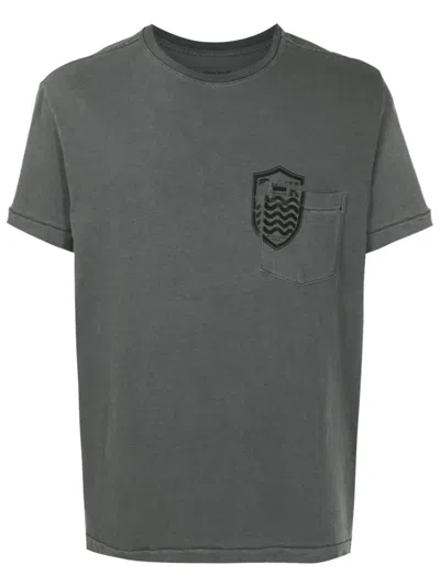 Osklen Logo-print Cotton T-shirt In Gray