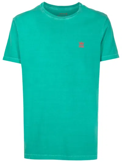 Osklen T-shirt Mit Logo-print In Green