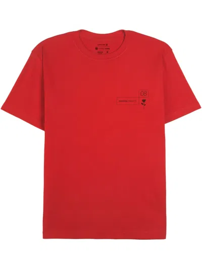Osklen Logo-print T-shirt In Red