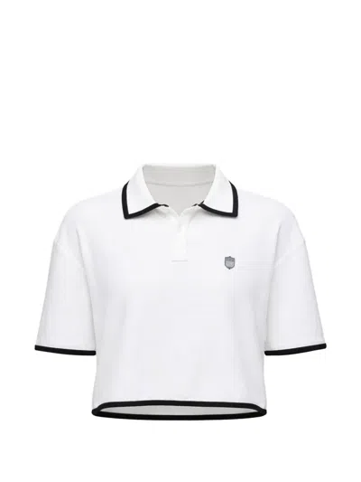 Osklen Logo-detail Polo Top In White