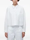 Osklen Long-sleeve Cropped Shirt In White