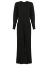 Osklen Long-sleeve Wide-leg Jumpsuit In Black