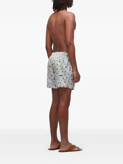 Osklen Margaridas Swim Shorts In Blue
