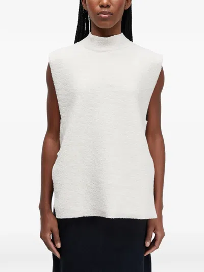 Osklen Maxi Roll-neck Top In White