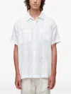 Osklen Mc Lace-detail Shirt In White