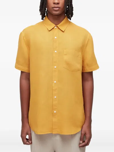 Osklen Mc Linen Shirt In Yellow