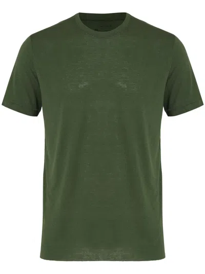 Osklen Mélange-effect T-shirt In Green