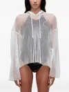 Osklen Mesh-paneled Hoodie In Neutral
