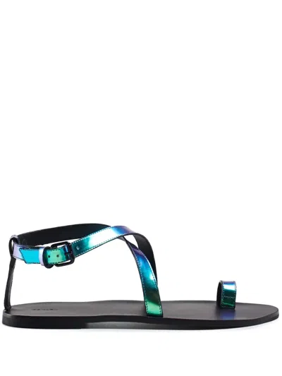 Osklen Metallic-effect Sandals In Multi
