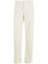 Osklen Mid-rise Stretch-cotton Trousers In White