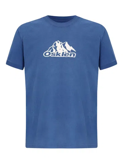 Osklen Mountain Graphic-print T-shirt In Blue