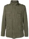 Osklen Multiple-pocket Military Jacket In Green