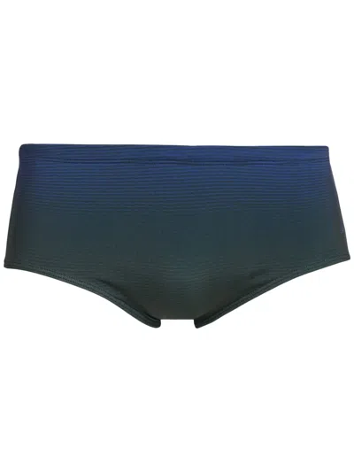 Osklen New Grain Lines Swim Trunks In Blue