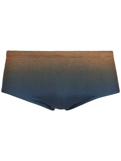 Osklen New Grain Lines Swim Trunks In Multi