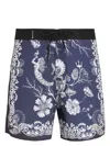 Osklen Oceans Square Swim Shorts In Blue