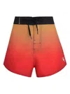 Osklen Ombre-effect Swim Shorts In Orange