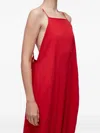 Osklen Open-back Jumpsuit In Red