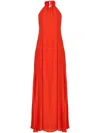 Osklen Open-back Maxi Dress In Red