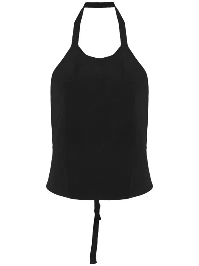 Osklen Open-back Top In Black