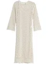 Osklen Open-knit Dress In Neutral