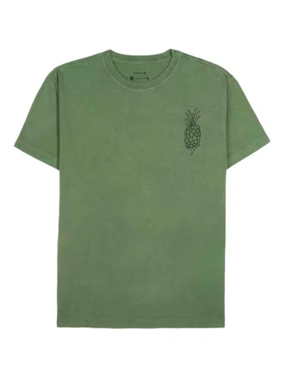 Osklen Outline Sahort-sleeve T-shirt In Green