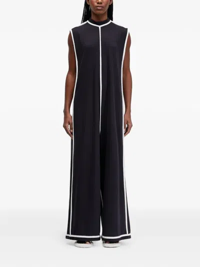 Osklen Outline Sleeveless Jumpsuit In Black