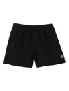 Osklen Over Pacific Elastic-waistband Patch-pocket Shorts In Black