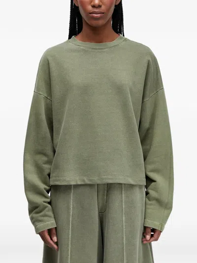 Osklen Oversized Long-sleeve Blouse In Gray