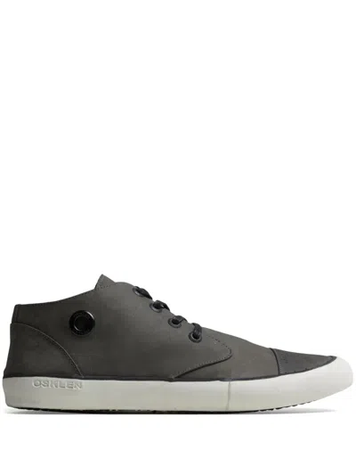 Osklen Oxford Oil Boots In Gray