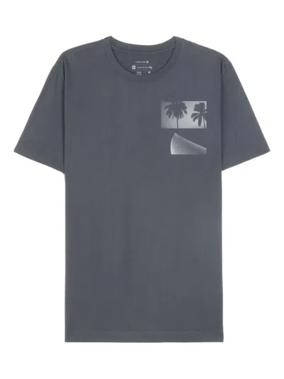 Osklen Palm Graphic-print T-shirt In Blue