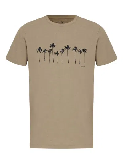 Osklen Palm T-shirt In Neutral