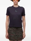 Osklen Palm Tree-embroidered T-shirt In Black