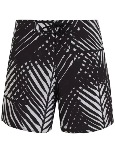 Osklen Palm Tree-print Swim Shorts In Multi