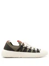 Osklen Panelled-design Low-top Sneakers In Green