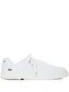 Osklen Panelled Lace-up Low-top Sneakers In White