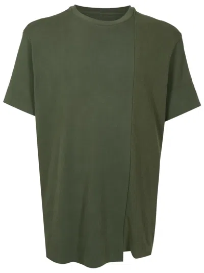 Osklen Panelled Short-sleeved T-shirt In Green