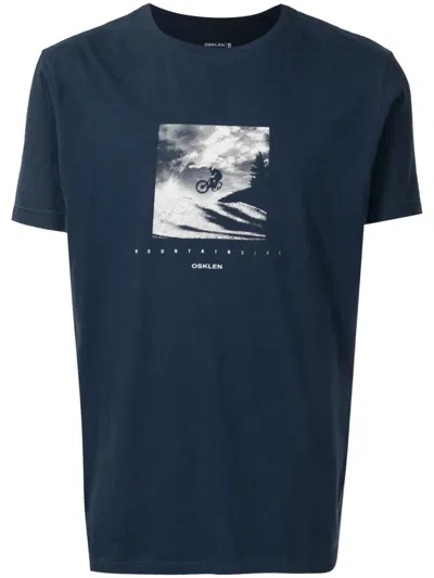 Osklen Photograph-print Cotton T-shirt In Blue