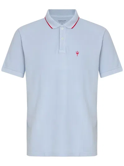 Osklen Piquet Trindente Polo Shirt In Blue