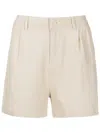 Osklen Pleat-detail Chino Shorts In White