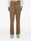 Osklen Pleated Trousers In Brown