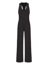 Osklen Plunging-neckline Jumpsuit In Black