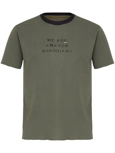 Osklen Printed Reversible T-shirt In Green