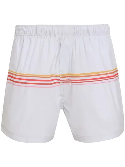 Osklen Prismas Swim Shorts In White