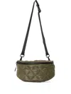 Osklen Quilted Adjustable-strap Belt Bag In Green