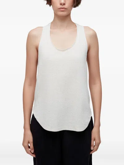 Osklen Racerback Textured Top In White