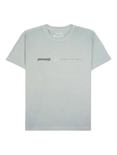 Osklen Rainha Do Mar Short-sleeve T-shirt In Blue