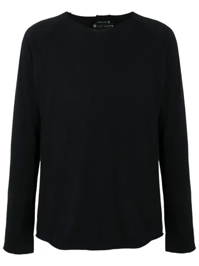 Osklen Raw-cut Long-sleeve T-shirt In Black